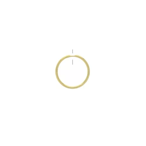 Anilla de montaje círculo con agujero de latón 20 mm - Dorado x1