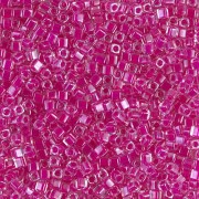 Cubos Miyuki 1.8 mm SB18-0209 - Fuchsia Lined Crystal x10g