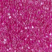 Cubos Miyuki 1.8 mm SB18-0209 - Fuchsia Lined Crystal x10g