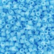 Miyuki Delica 11/0 DB0755 - Azul turquesa mate opaco x 100 g