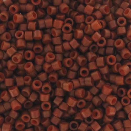 Miyuki Delica 11/0 DB0794 - Teñido, semimate, opaco, color siena, 100 g