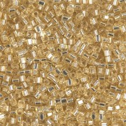 Cubos Miyuki 1.8 mm SB18-0003 - Gold Silver Lined x10g