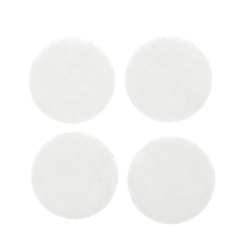 Recambio redondo fieltro 22 mm para colgante difusor de perfume - Blanco x4