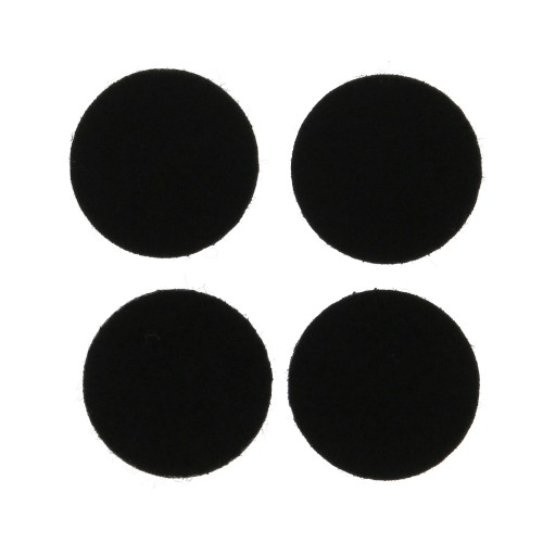 Recambio redondo fieltro 22 mm para colgante difusor de perfume - Negro x4