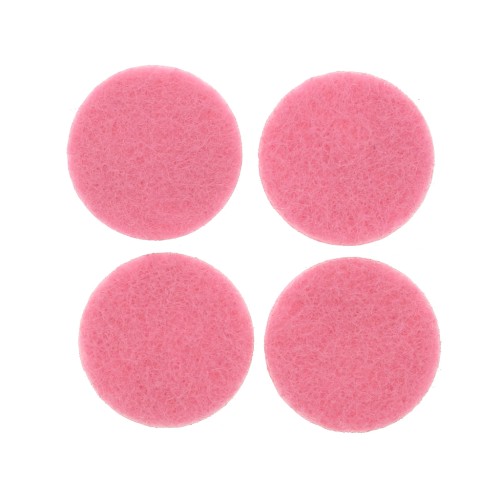 Recambio redondo fieltro 22 mm para colgante difusor de perfume - Rosa x4
