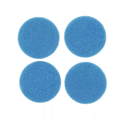 Recambio redondo fieltro 22 mm para colgante difusor de perfume - Azul x4