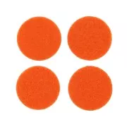 Recambio redondo fieltro 22 mm para colgante difusor de perfume - Naranja x4