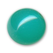 Redonda unicolor 14 mm Green Turquoise Opal x1|raw }}