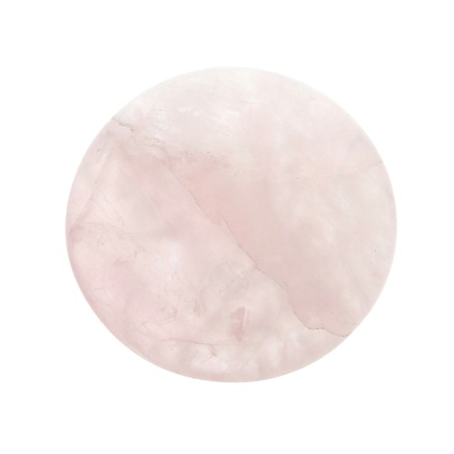 Cabuchón redondo 25 mm Quartz rosa x1