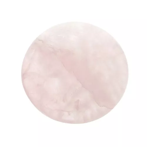 Cabuchón redondo 25 mm Quartz rosa x1