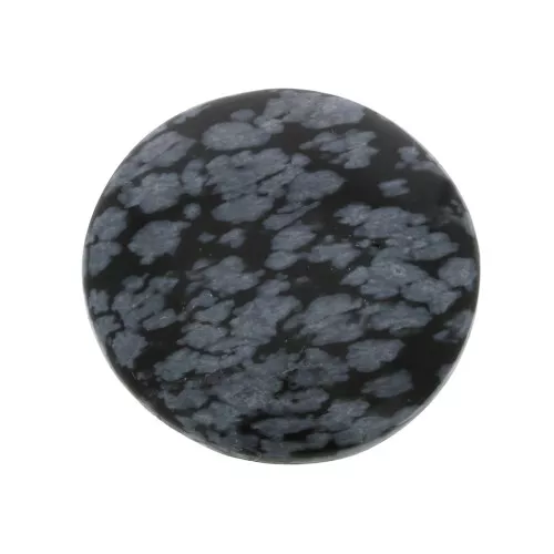 Cabuchón redondo 25 mm Obsidienne Mouchetée x1