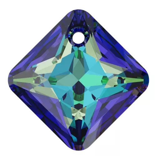 Colgante Princess Cut PureCrystal 6431 11.5 mm Crystal Bermuda Blue x1