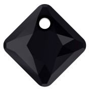 Colgante Princess Cut PureCrystal 6431 9 mm Jet x1|raw }}