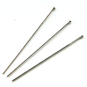 Bastón cabeza de alfiler Plata 925 40x1.5x0.6 mm x10|raw }}