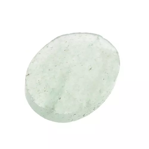 Cabuchón ovalado facetté 8x6 mm Aventurine x1
