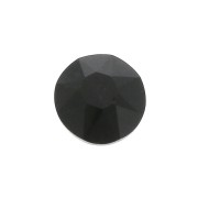 Disco redondo facetado 6 mm de piedra gema 6 mm Black Onyx x1