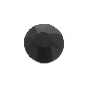 Disco redondo facetado 6 mm de piedra gema 6 mm Black Onyx x1