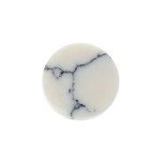Disco redondo 6 mm de piedra gema - Howlite x1|raw }}