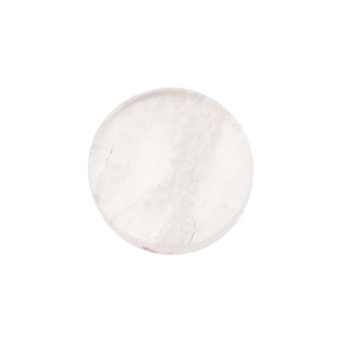 Disco redondo 8 mm de piedra gema - Quartz rose x1