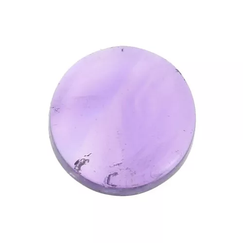 Disco redondo 8 mm de piedra gema - Amatista x1