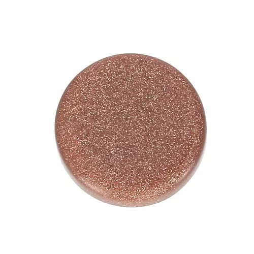 Disco redondo 8 mm de piedra gema Gold Stone - Imitation Pierre de soleil x1