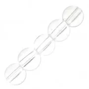 Cuentas Cristal de Roca  4 mm x20