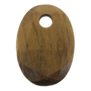 Colgante facetado ovalado 14x10 mm gema natural piedra preciosa Ojo de tigre x1|raw }}