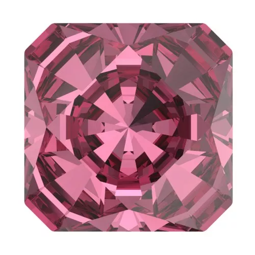 Cabuchón Cuadrado PureCrystal 4499 6 mm Rosa x1