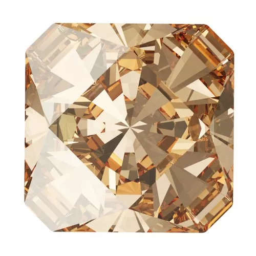 Cabuchón Cuadrado PureCrystal 4499 6 mm Crystal Golden Shadow x1