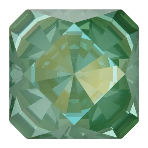 Cabuchón Cuadrado PureCrystal 4499 6 mm Crystal Silky Sage Delite x1