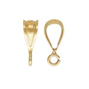 Enganche colgante trabajado con anilla abierta 9.4 mm de Gold Filled x1|raw }}