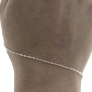 Cadena eslabón forçat espejo 1.6 mm de Plata 925 x50cm