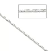 Cadena eslabón Paloma 1.35 mm de Plata 925 x50 cm