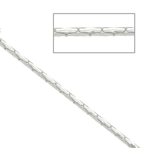 Cadena eslabón Paloma 1.35 mm de Plata 925 x50 cm