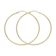 Aros de pendientes 31 mm Chapado de Oro 3 micras x2|raw }}