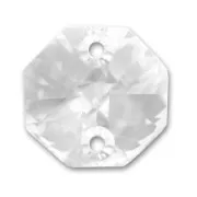 Octógono PureCrystal 6404 12 mm dos agujeros Crystal x1