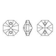 Octógono PureCrystal 6404 12 mm dos agujeros Crystal x1