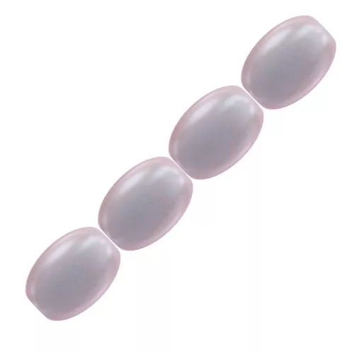 Nacaradas PureCrystal Cuentas Granos de arroz 5824 4mm Iridescent Dreamy Rosa