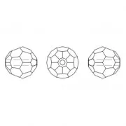 Cuentas redondas PureCrystal 5000 4 mm - White Opal Shimmer x20