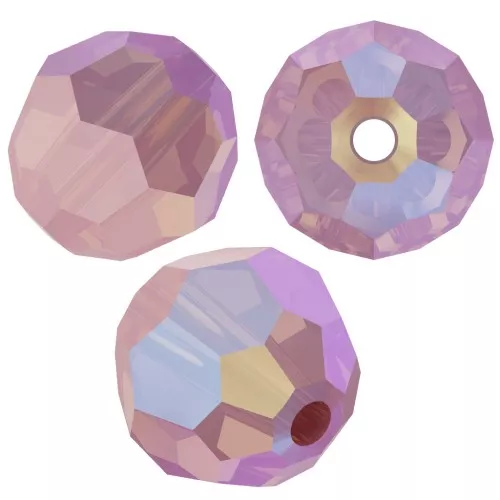 Cuentas redondas PureCrystal 5000 6 mm - Rose Water Opal Shimmer x6
