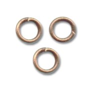 Anillas abiertas  4x0.6 mm cobre antiguo x100|raw }}