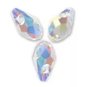 Gotas Briolette PureCrystal 6007 9x5 mm Crystal AB x6