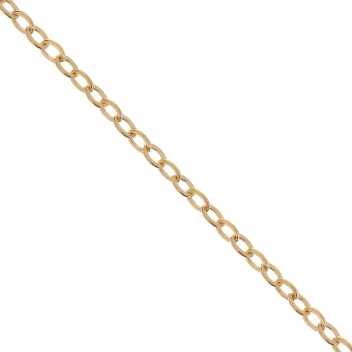 Cadena malla Forçat limée 1.9 mm Gold filled x50cm