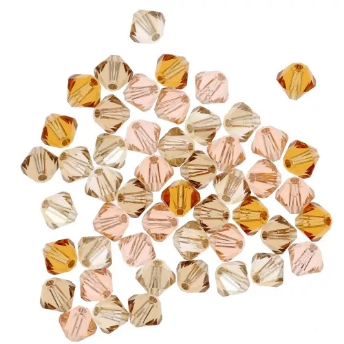 Mix de Toupies en cristal PureCrystal 5328 4 mm Melocotón x50