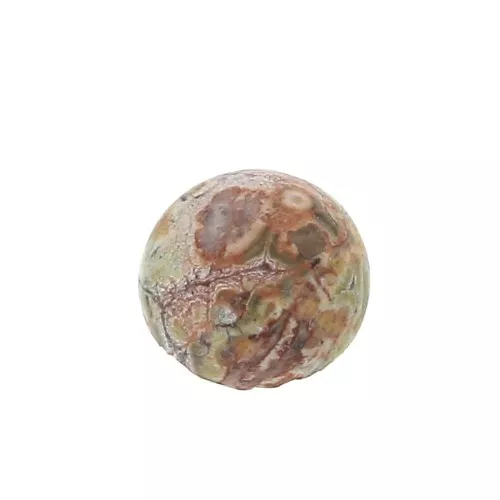 Cabuchón redondo 6 mm de piedra gema - Jaspe Leopardo x1