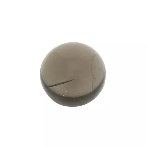Cabuchón redondo 6 mm de piedra gema - Quartz fumado x1