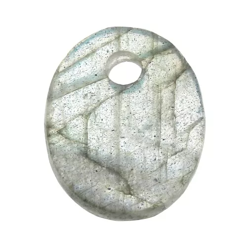 Dije ovalado 12x10 mm de piedra gema - Labradorite x1
