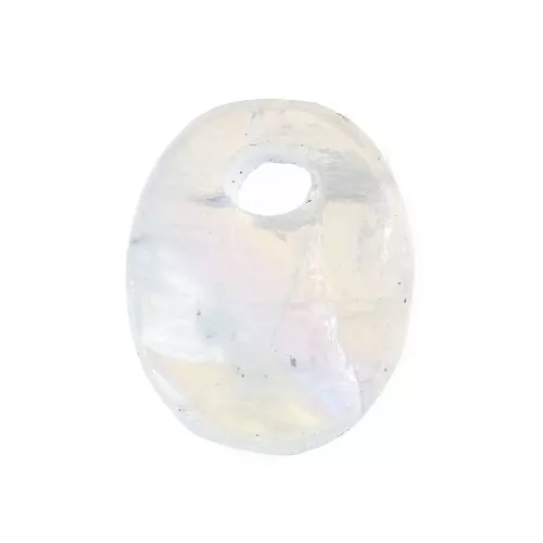 Dije ovalado 10x8 mm de piedra gema - Piedra de luna x1
