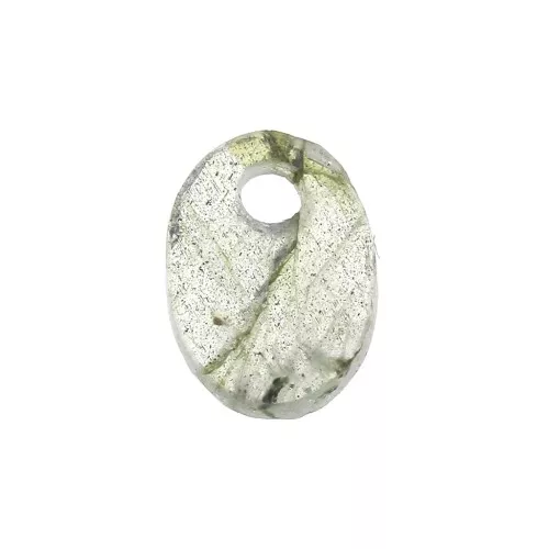 Dije ovalado 8x6 mm de piedra gema - Labradorite x1