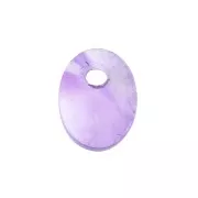 Dije ovalado 8x6 mm de piedra gema - Amethyste x1